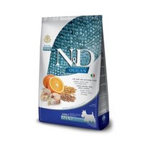N&D Ocean Düşük Tahıllı Balık Portakallı Mini Irk Yetişkin Köpek Maması - 2.5 kg