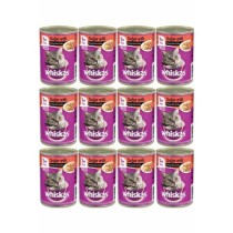 Whiskas Konserve Kedi Maması Biftekli 400 Gr X 12 Adet
