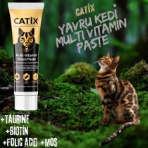 CATİX KİTTEN PASTE(Yavru Kedi̇ler İçi̇n Vi̇tami̇n Paste) 100 Ml