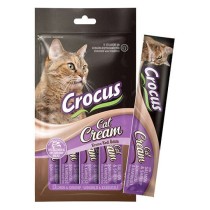 Crocus Somonlu ve Karidesli 4x15 gr Krema Kedi Ödül Maması