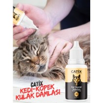 Catix Kedi ve Köpekler Için Kulak Temizleyici 50 ml
