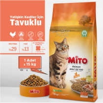 Mito Tavuklu 15 kg Yetişkin Kedi Maması