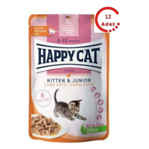 Happy Cat Ördekli Tahılsız Yavru Kedi Konservesi 85gr x 12 Adet